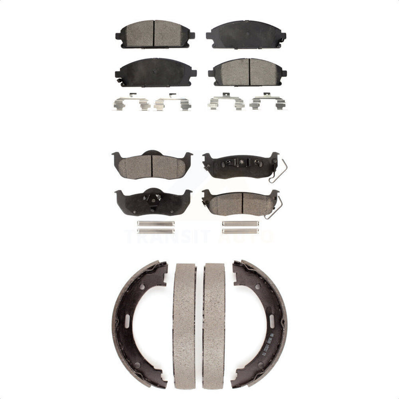 Transit Auto KFN-100524 Disc Brake Pad for 2004 Nissan Pathfinder - Front and Rear