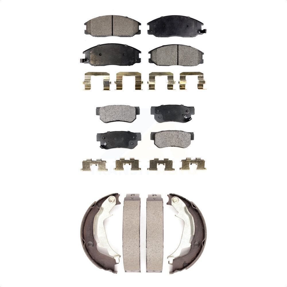 Transit Auto KFN-100525 Disc Brake Pad for 2001-2005 Hyundai XG350, Hyundai XG300 - Front and Rear
