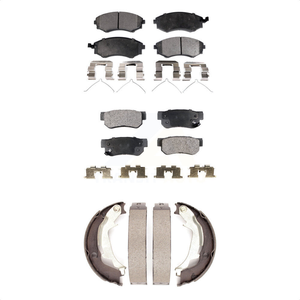 Transit Auto KFN-100526 Disc Brake Pad for 1999-2004 Hyundai Sonata, Kia Optima - Front and Rear