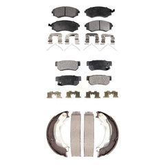 Transit Auto KFN-100526 Disc Brake Pad for 1999-2004 Hyundai Sonata, Kia Optima - Front and Rear