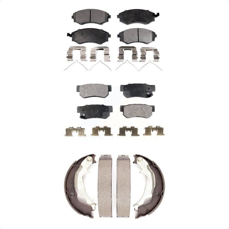 Transit Auto KFN-100526 Disc Brake Pad for 1999-2004 Hyundai Sonata, Kia Optima - Front and Rear