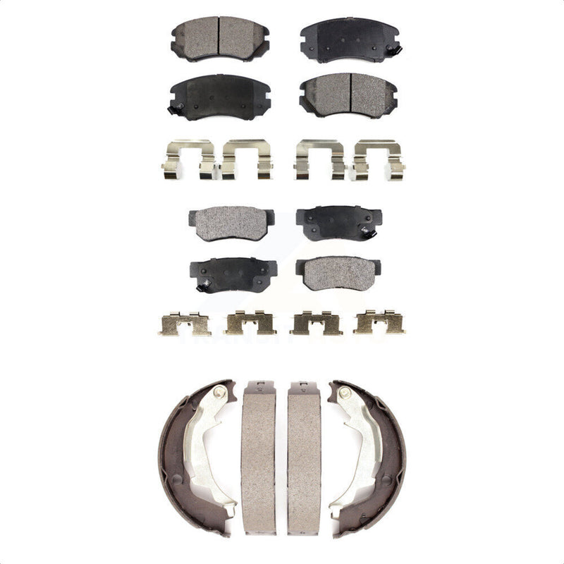 Transit Auto KFN-100527 Disc Brake Pad for 2003-2006 Hyundai Sonata, Kia Optima - Front and Rear
