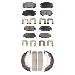 Transit Auto KFN-100529 Disc Brake Pad for 2010-2013 Kia Soul - Front and Rear