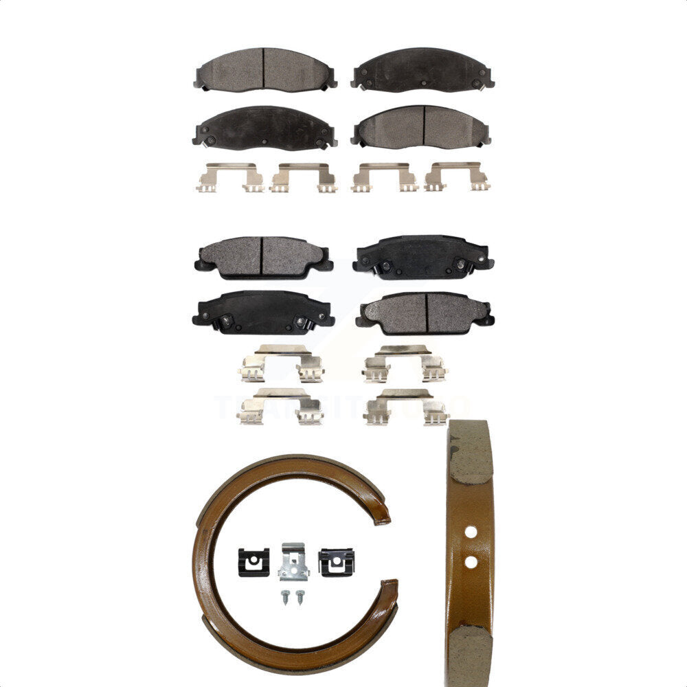 Transit Auto KFN-100531 Disc Brake Pad for 2003-2007 Cadillac CTS - Front and Rear