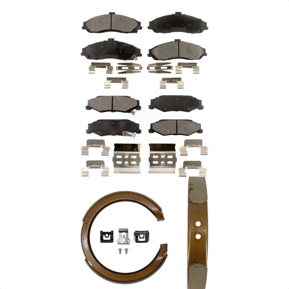 Transit Auto KFN-100534 Disc Brake Pad for 1997-2013 Chevrolet Corvette, Cadillac XLR - Front and Rear