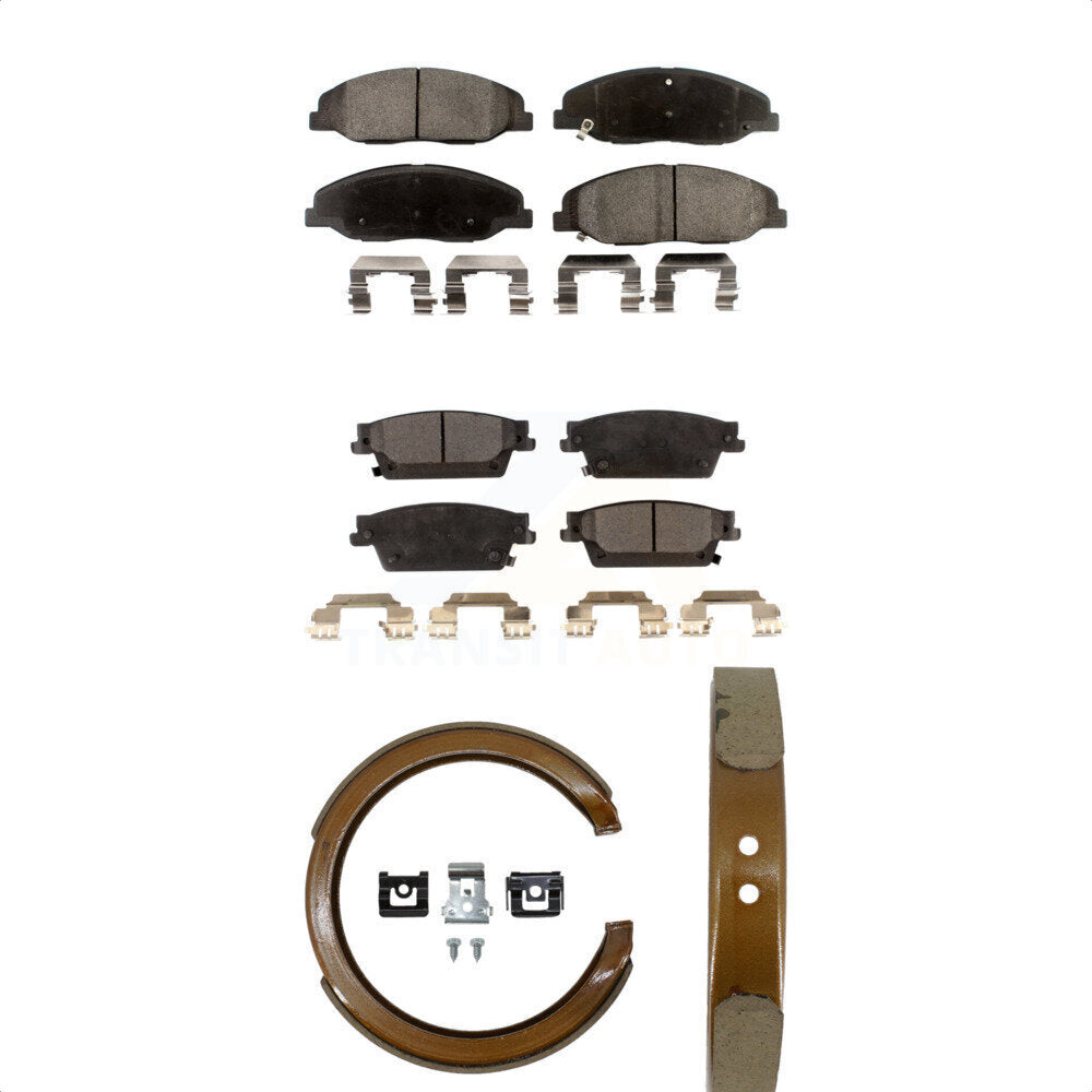Transit Auto KFN-100535 Disc Brake Pad for 2009-2011 Cadillac STS - Front and Rear