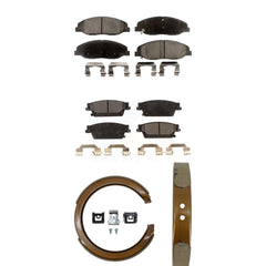 Transit Auto KFN-100535 Disc Brake Pad for 2009-2011 Cadillac STS - Front and Rear
