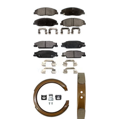 Transit Auto KFN-100536 Disc Brake Pad for 2009-2011 Cadillac STS - Front and Rear