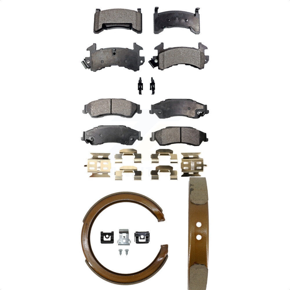 Transit Auto KFN-100537 Disc Brake Pad for 1998-2002 Chevrolet S10, GMC Sonoma - Front and Rear