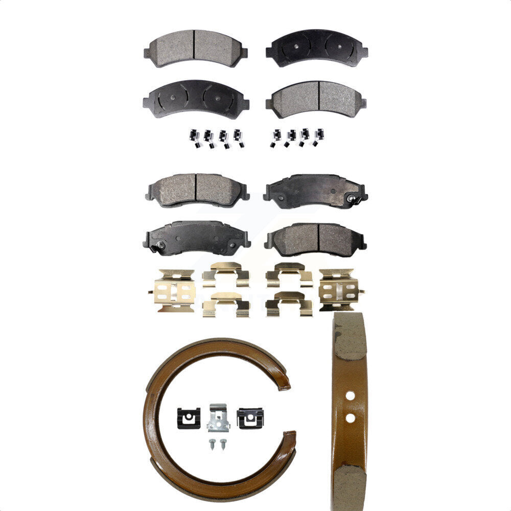 Transit Auto KFN-100538 Disc Brake Pad for 1997-2005 Chevrolet S10, GMC Sonoma and More - Front and Rear