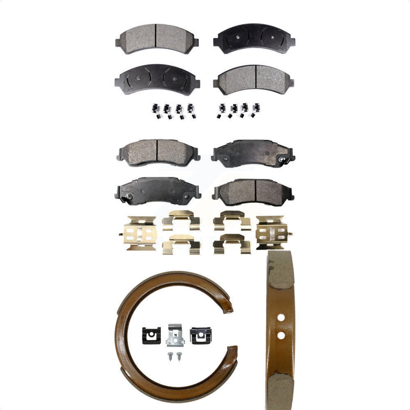 Transit Auto KFN-100538 Disc Brake Pad for 1997-2005 Chevrolet S10, GMC Sonoma and More - Front and Rear