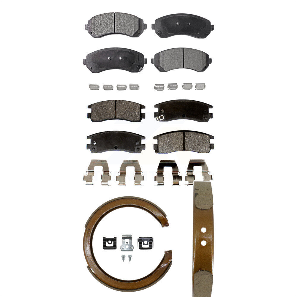 Transit Auto KFN-100539 Disc Brake Pad for 2001-2007 Buick Rendezvous, Chevrolet Venture and More - Front and Rear