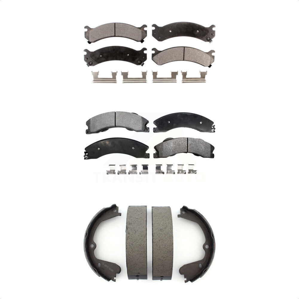 Transit Auto KFN-100542 Disc Brake Pad for 2009-2020 Chevrolet Express 4500, Chevrolet Express 3500 and More - Front and Rear