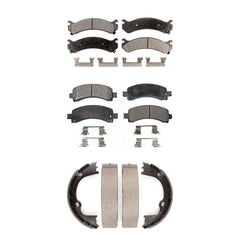 Transit Auto KFN-100543 Disc Brake Pad for 2008-2020 Chevrolet Express 2500, GMC Savana 2500 and More - Front and Rear