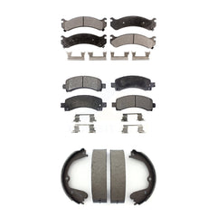 Transit Auto KFN-100544 Disc Brake Pad for 2008-2016 Chevrolet Express 4500, GMC Savana 3500 - Front and Rear