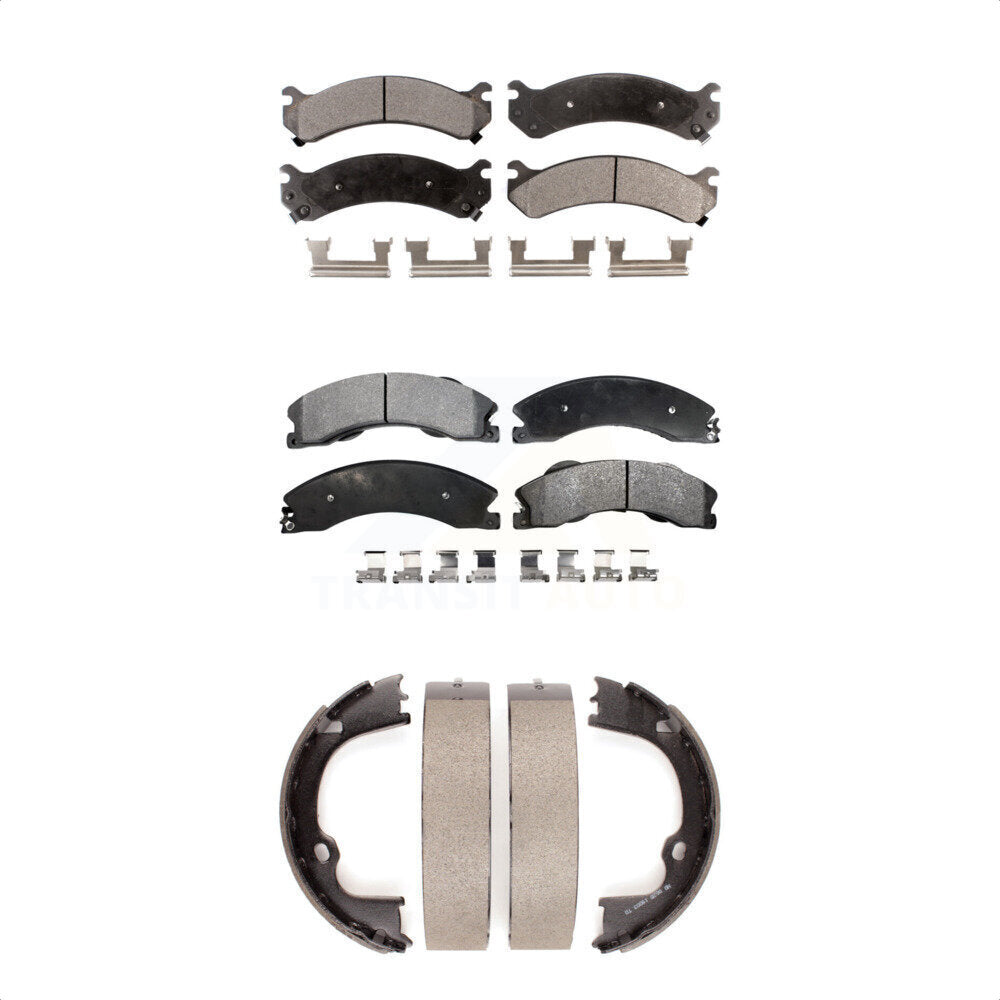 Transit Auto KFN-100545 Disc Brake Pad for 2009-2012 GMC Savana 3500 - Front and Rear