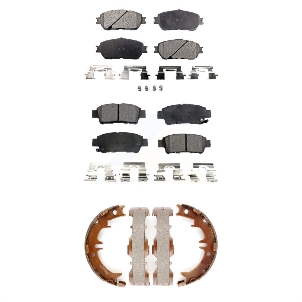 Transit Auto KFN-100550 Disc Brake Pad for 2004-2010 Toyota Sienna - Front and Rear