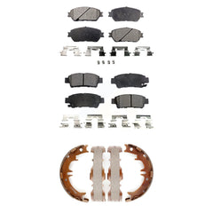 Transit Auto KFN-100550 Disc Brake Pad for 2004-2010 Toyota Sienna - Front and Rear