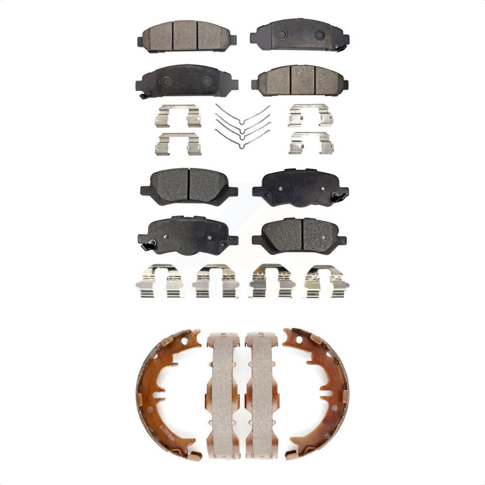 Transit Auto KFN-100551 Disc Brake Pad for 2009-2016 Toyota Venza - Front and Rear