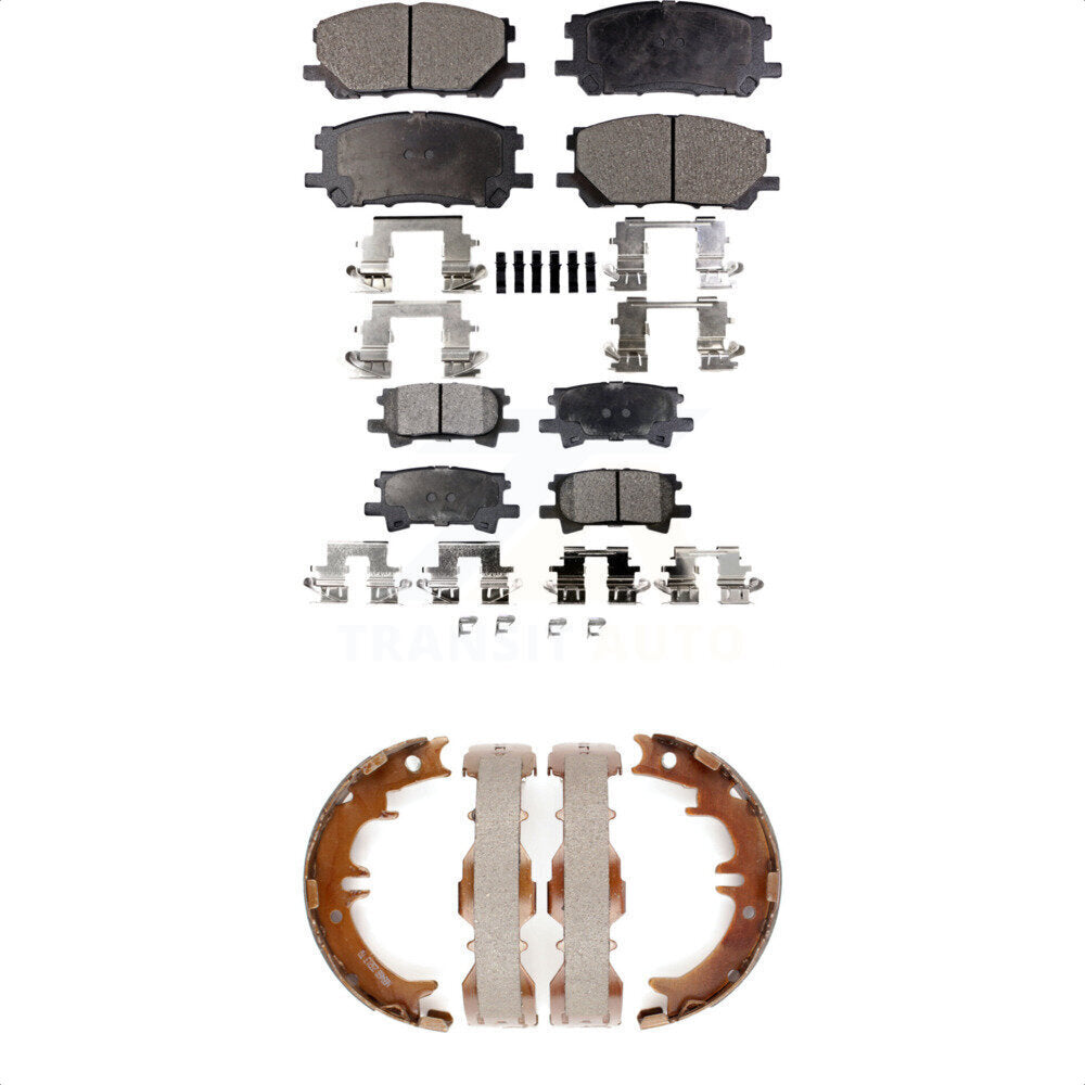 Transit Auto KFN-100552 Disc Brake Pad for 2004-2009 Lexus RX350, Lexus RX400h and More - Front and Rear