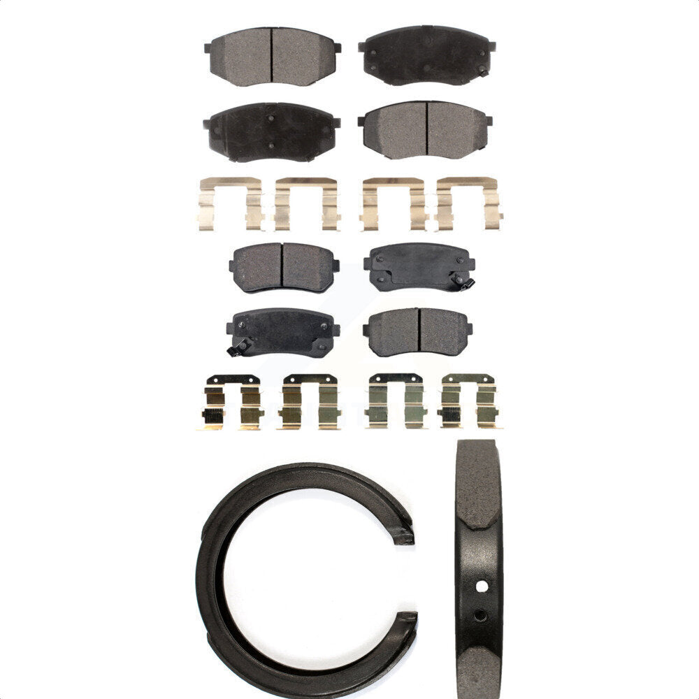 Transit Auto KFN-100556 Disc Brake Pad for 2011 Kia Sportage - Front and Rear