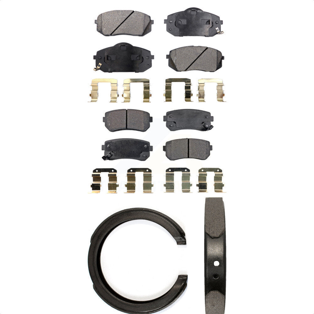 Transit Auto KFN-100557 Disc Brake Pad for 2012-2017 Hyundai Tucson, Kia Cadenza, Kia Sportage - Front and Rear