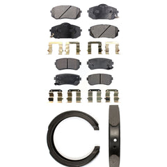 Transit Auto KFN-100557 Disc Brake Pad for 2012-2017 Hyundai Tucson, Kia Cadenza, Kia Sportage - Front and Rear