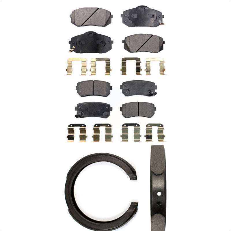 Transit Auto KFN-100557 Disc Brake Pad for 2012-2017 Hyundai Tucson, Kia Cadenza, Kia Sportage - Front and Rear