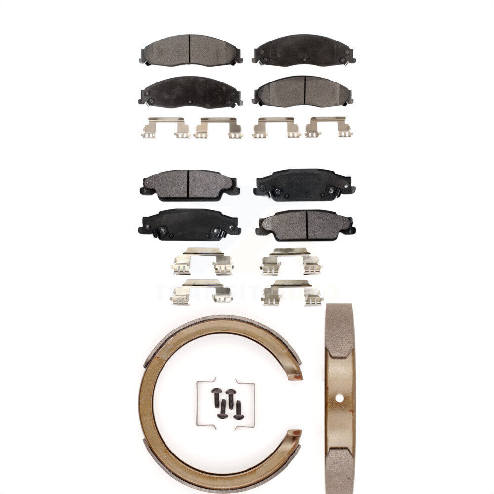 Transit Auto KFN-100560 Disc Brake Pad for 2005-2008 Cadillac STS - Front and Rear