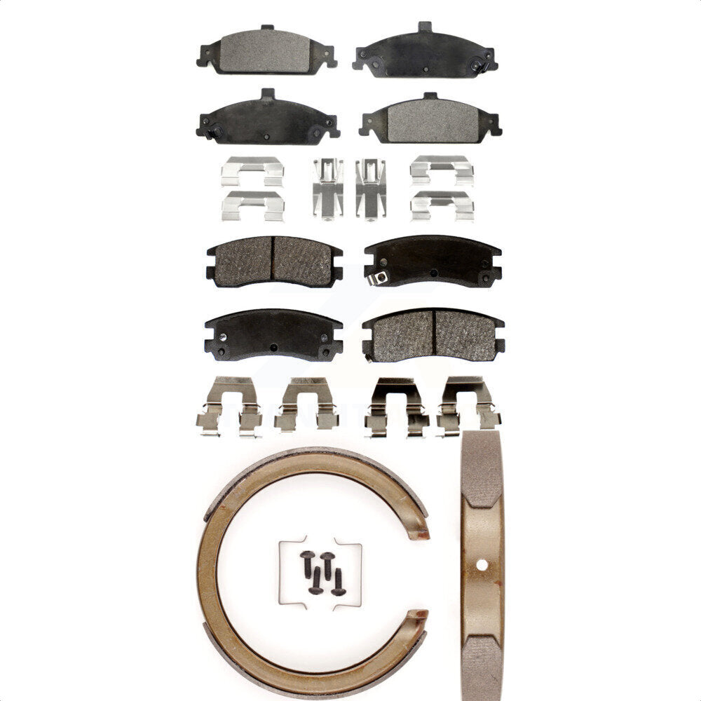 Transit Auto KFN-100563 Disc Brake Pad for 1999-2005 Oldsmobile Alero, Pontiac Grand Am - Front and Rear