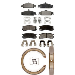 Transit Auto KFN-100563 Disc Brake Pad for 1999-2005 Oldsmobile Alero, Pontiac Grand Am - Front and Rear