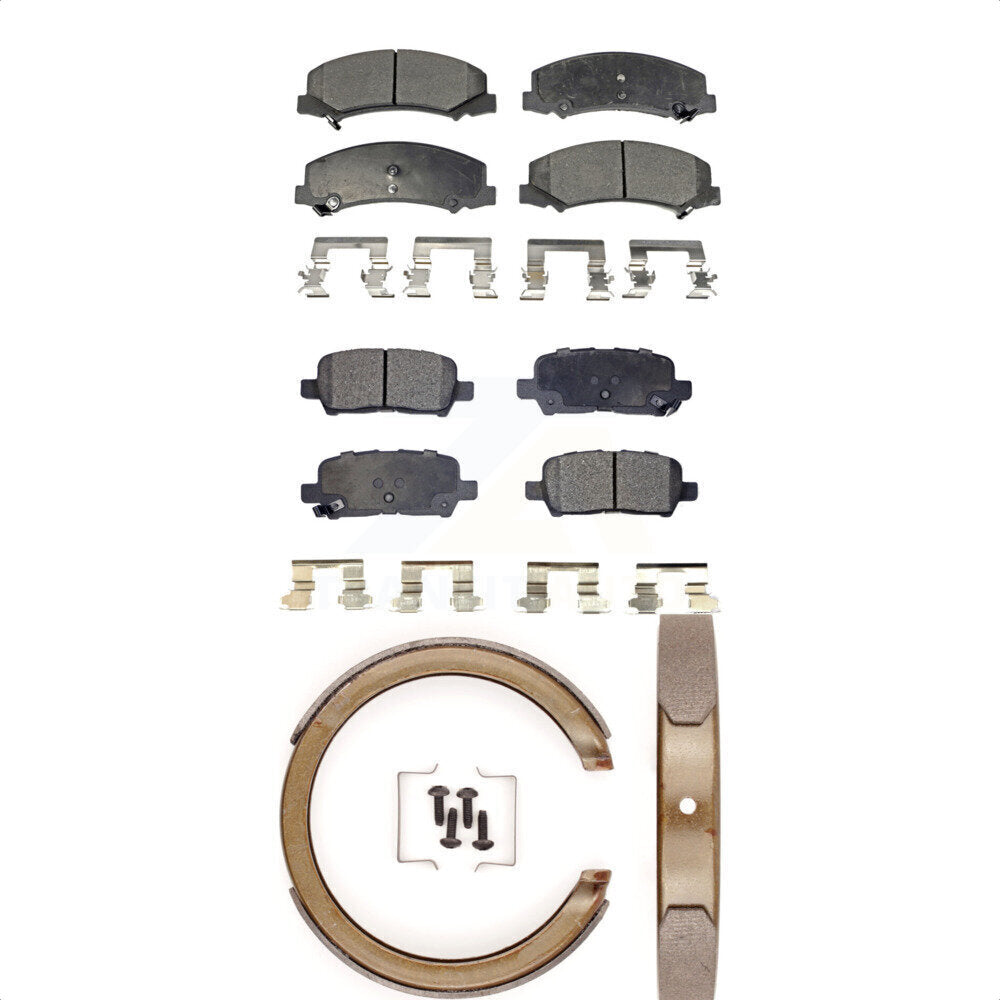 Transit Auto KFN-100566 Disc Brake Pad for 2010 Chevrolet Impala - Front and Rear