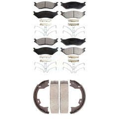 Transit Auto KFN-100569 Disc Brake Pad for 2005-2018 IC Corporation AE School Bus, IC Corporation AC Commercial Bus and More - Front and Rear