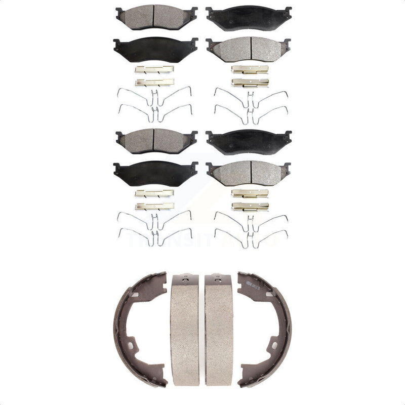 Transit Auto KFN-100569 Disc Brake Pad for 2005-2018 IC Corporation AE School Bus, IC Corporation AC Commercial Bus and More - Front and Rear