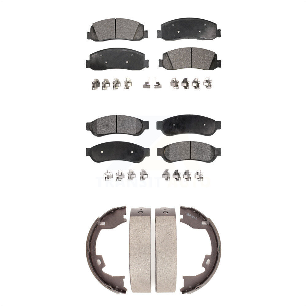 Transit Auto KFN-100572 Disc Brake Pad for 2008-2012 Ford F-350 Super Duty, Ford F-250 Super Duty - Front and Rear