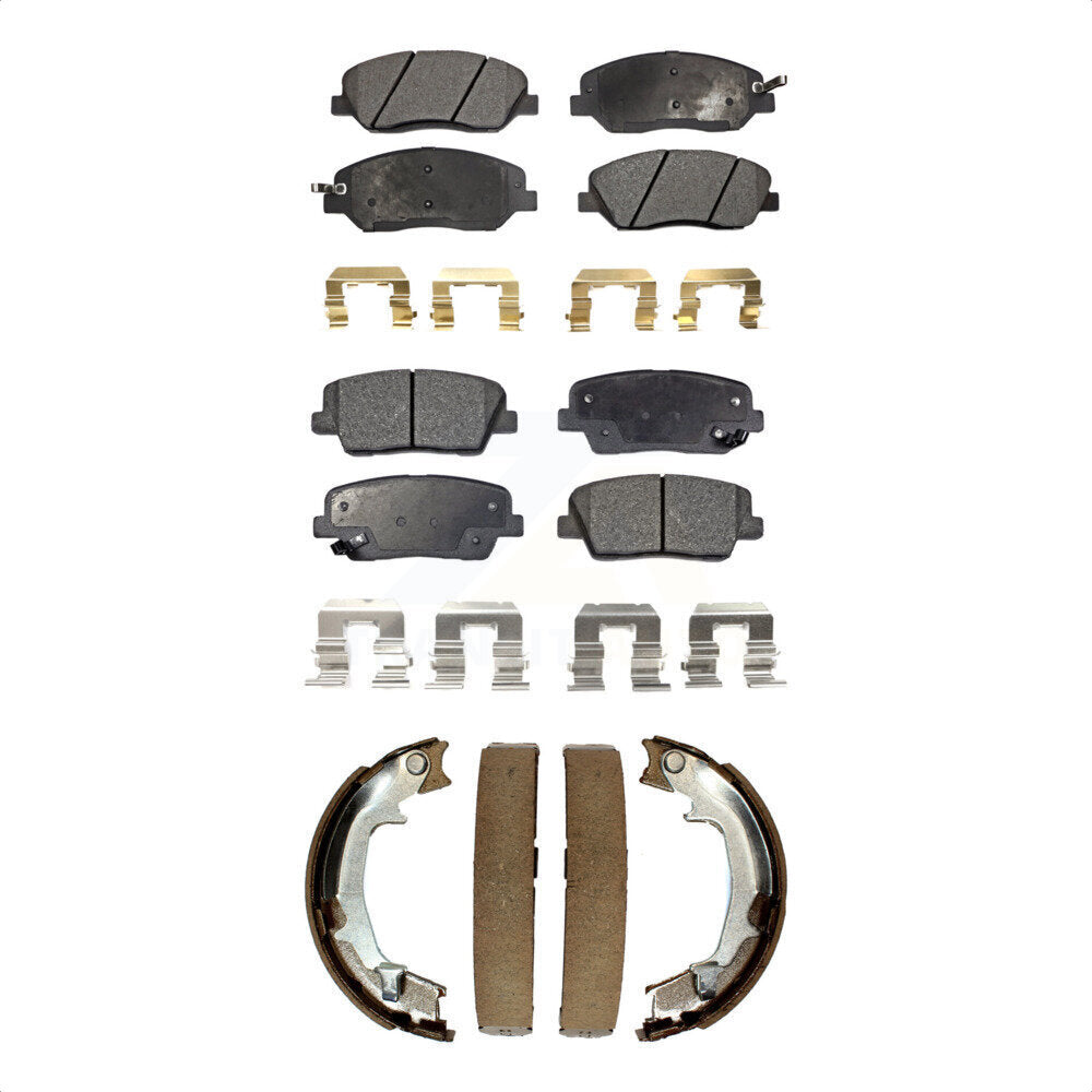 Transit Auto KFN-100577 Disc Brake Pad for 2006-2014 Kia Sedona, Hyundai Entourage - Front and Rear