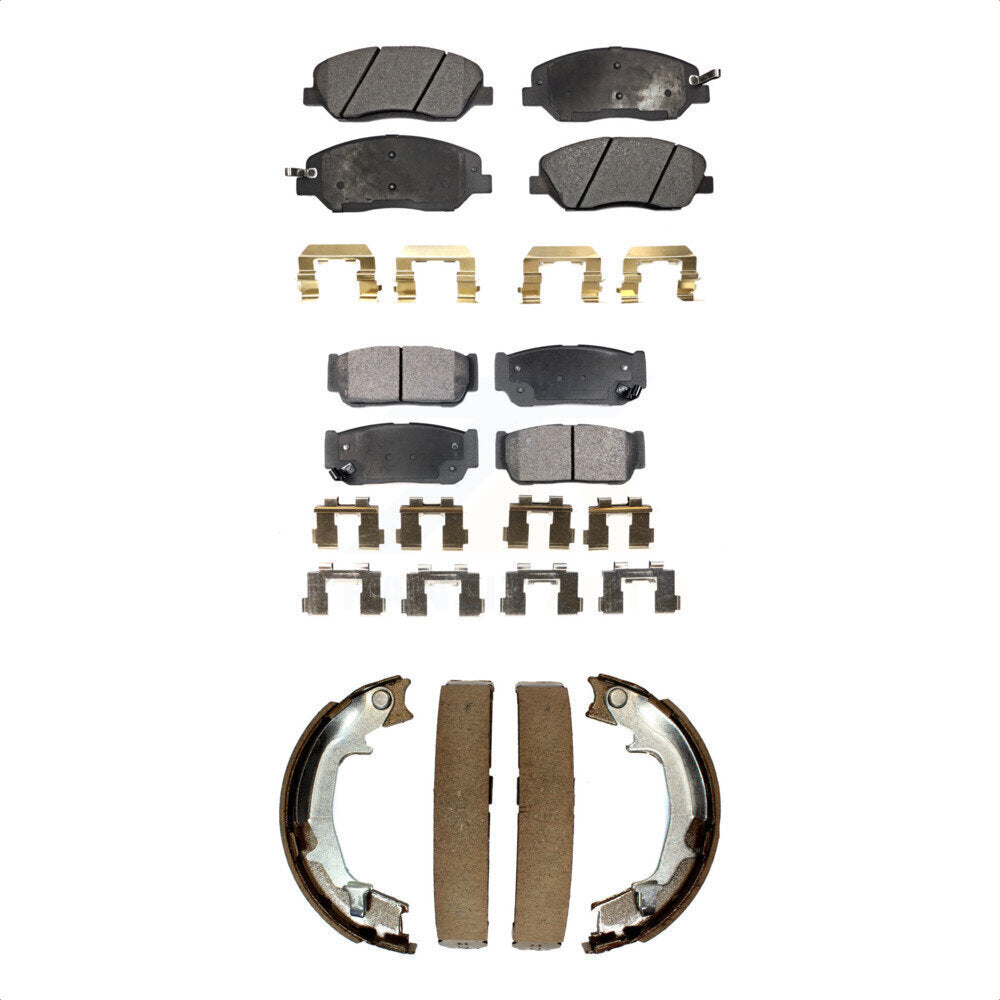 Transit Auto KFN-100578 Disc Brake Pad for 2006-2007 Hyundai Entourage, Kia Sedona - Front and Rear