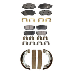 Transit Auto KFN-100578 Disc Brake Pad for 2006-2007 Hyundai Entourage, Kia Sedona - Front and Rear