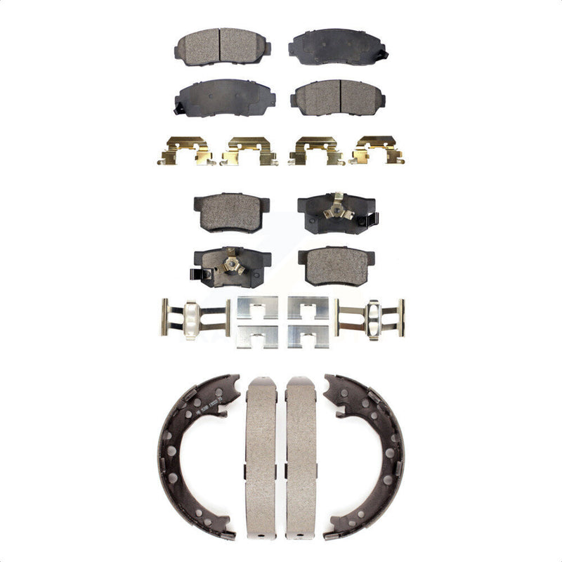 Transit Auto KFN-100581 Disc Brake Pad for 2007-2012 Acura RDX, Honda CR-V - Front and Rear