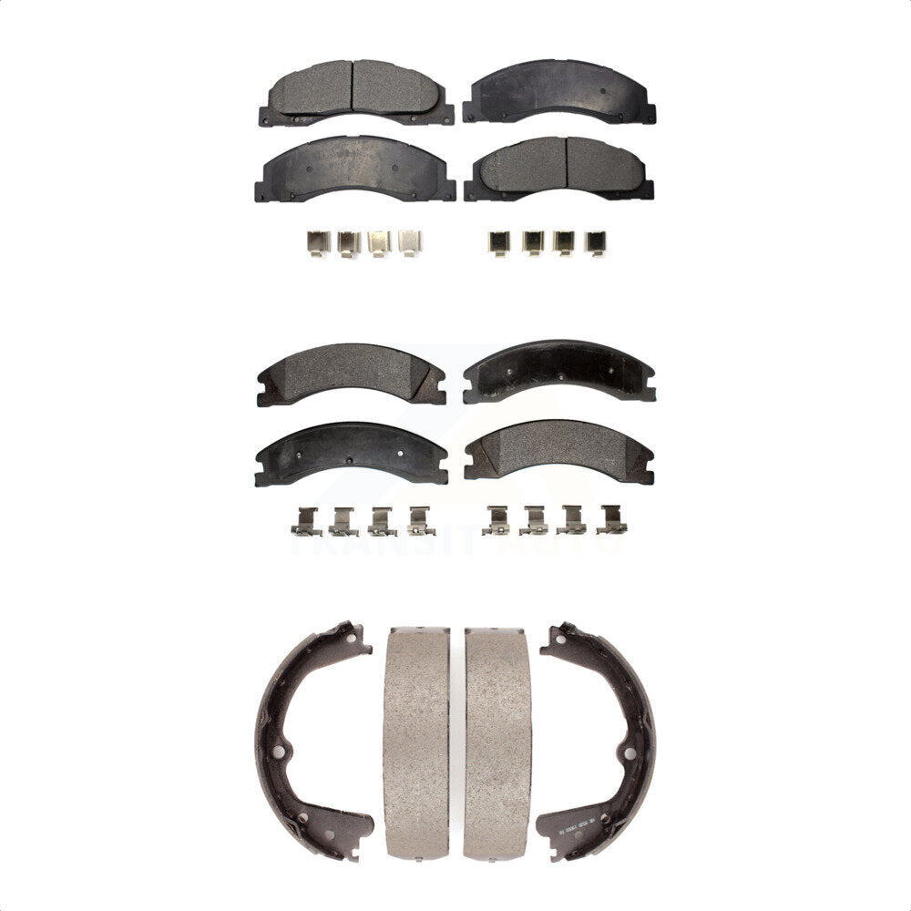 Transit Auto KFN-100585 Disc Brake Pad for 2008-2023 Ford E-450 Super Duty - Front and Rear