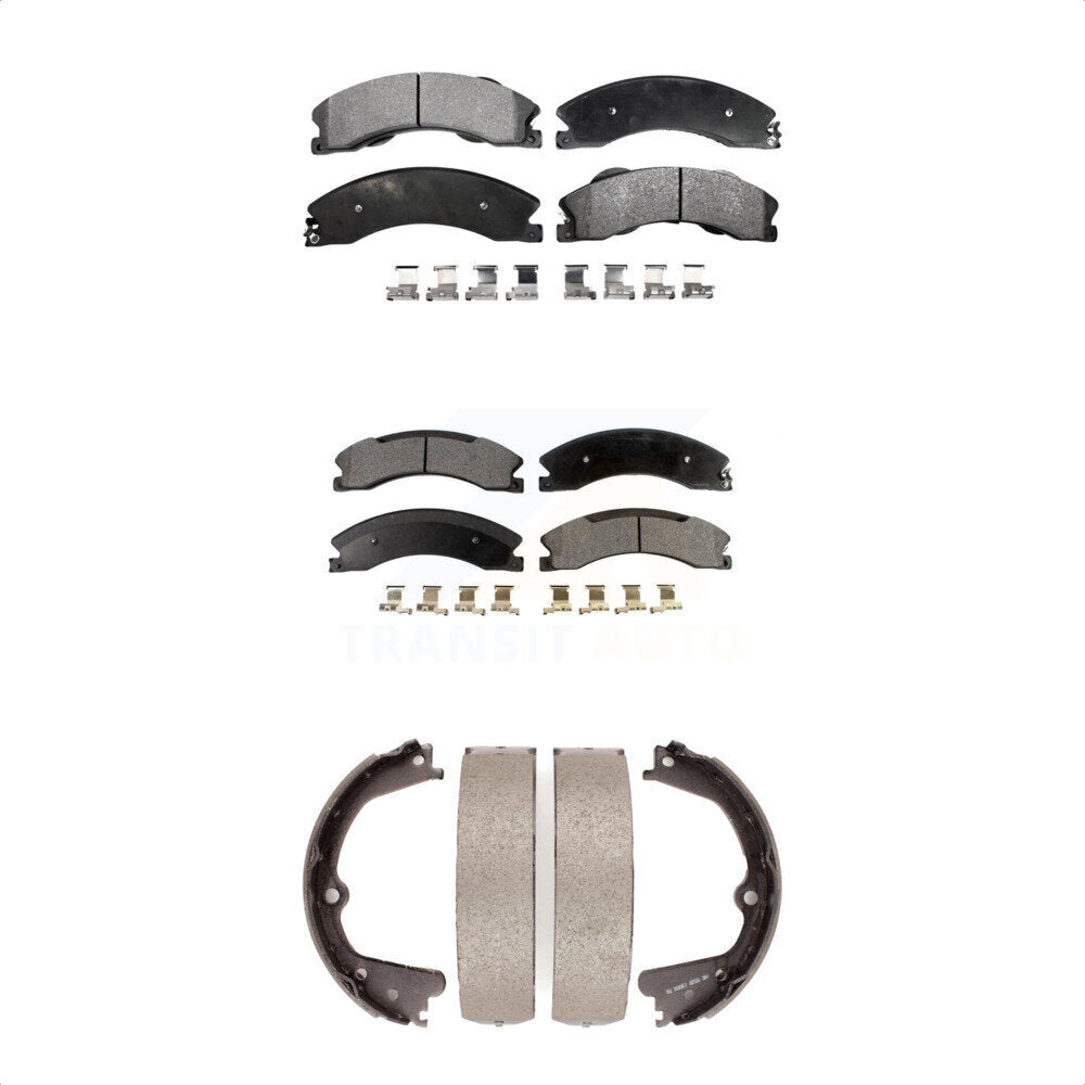Transit Auto KFN-100587 Disc Brake Pad for 2012-2019 Nissan TITAN XD, Nissan NV1500 and More - Front and Rear