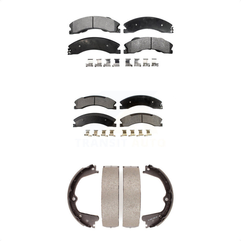 Transit Auto KFN-100587 Disc Brake Pad for 2012-2019 Nissan TITAN XD, Nissan NV1500 and More - Front and Rear