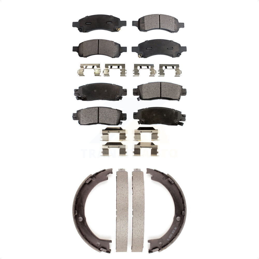 Transit Auto KFN-100588 Disc Brake Pad for 2007-2017 GMC Acadia Limited, Chevrolet Traverse and More - Front and Rear