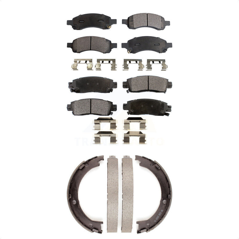 Transit Auto KFN-100588 Disc Brake Pad for 2007-2017 GMC Acadia Limited, Chevrolet Traverse and More - Front and Rear