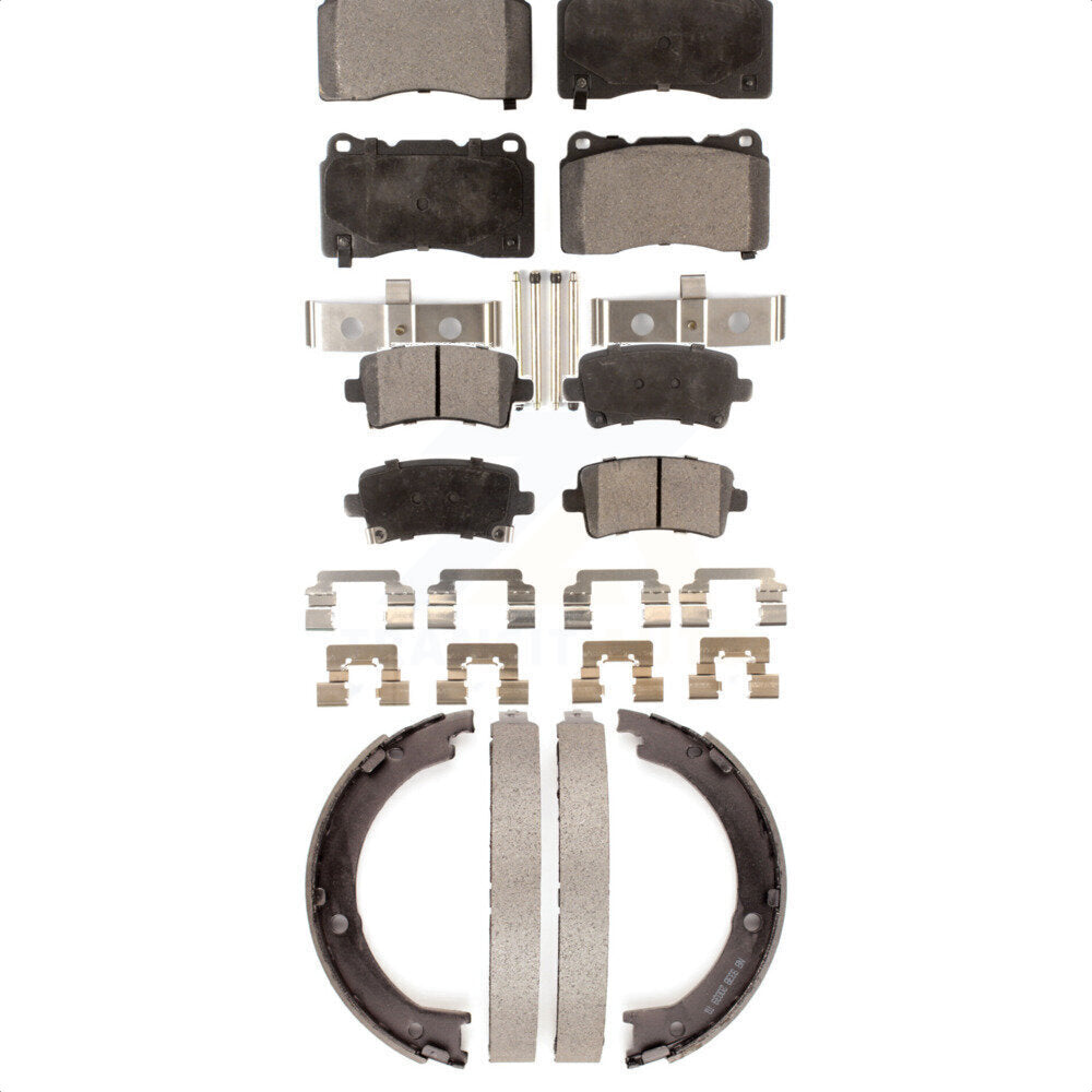 Transit Auto KFN-100589 Disc Brake Pad for 2014-2019 Cadillac XTS - Front and Rear