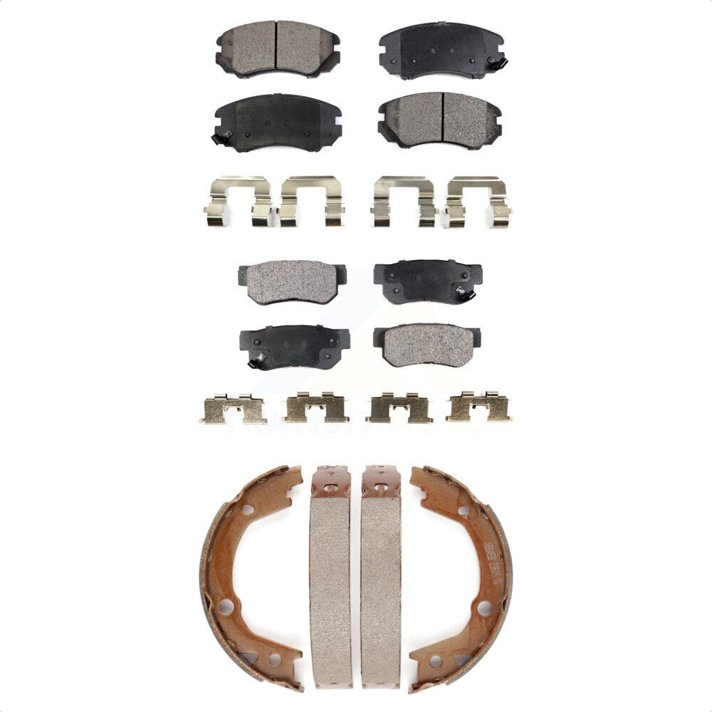 Transit Auto KFN-100592 Disc Brake Pad for 2005-2010 Hyundai Elantra, Hyundai Sonata and More - Front and Rear