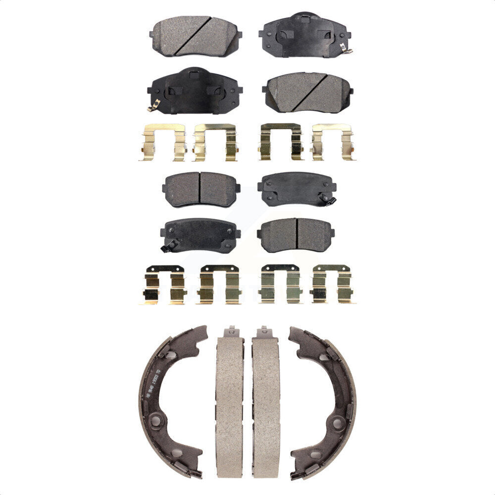 Transit Auto KFN-100594 Disc Brake Pad for 2013-2015 Hyundai Tucson - Front and Rear