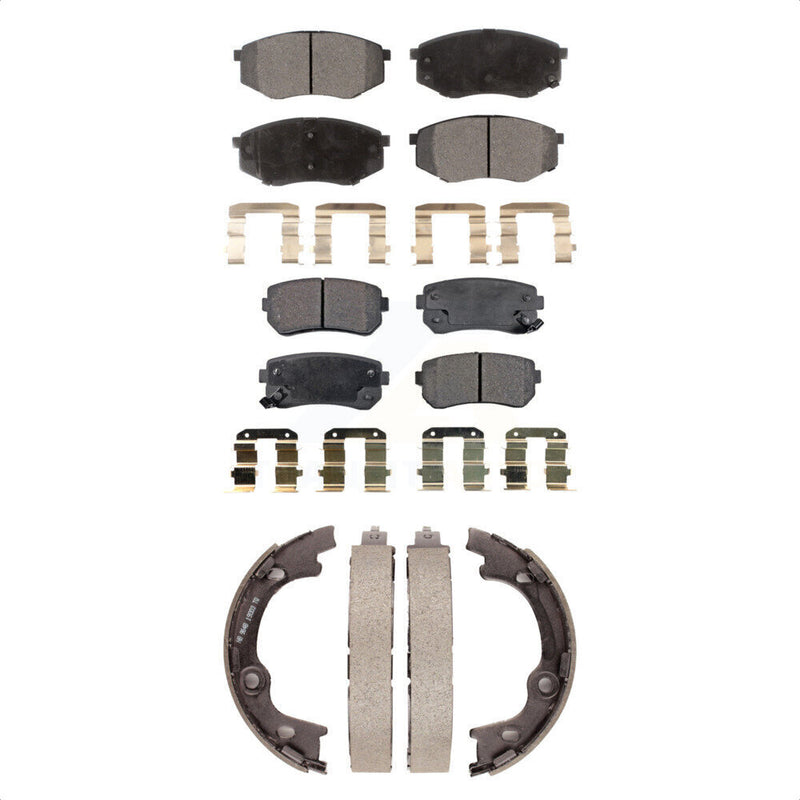 Transit Auto KFN-100595 Disc Brake Pad for 2010-2012 Hyundai Tucson - Front and Rear
