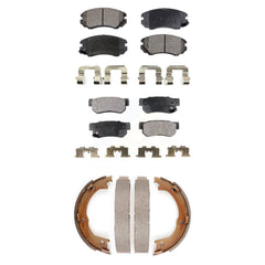 Transit Auto KFN-100596 Disc Brake Pad for 2006-2009 Hyundai Azera - Front and Rear
