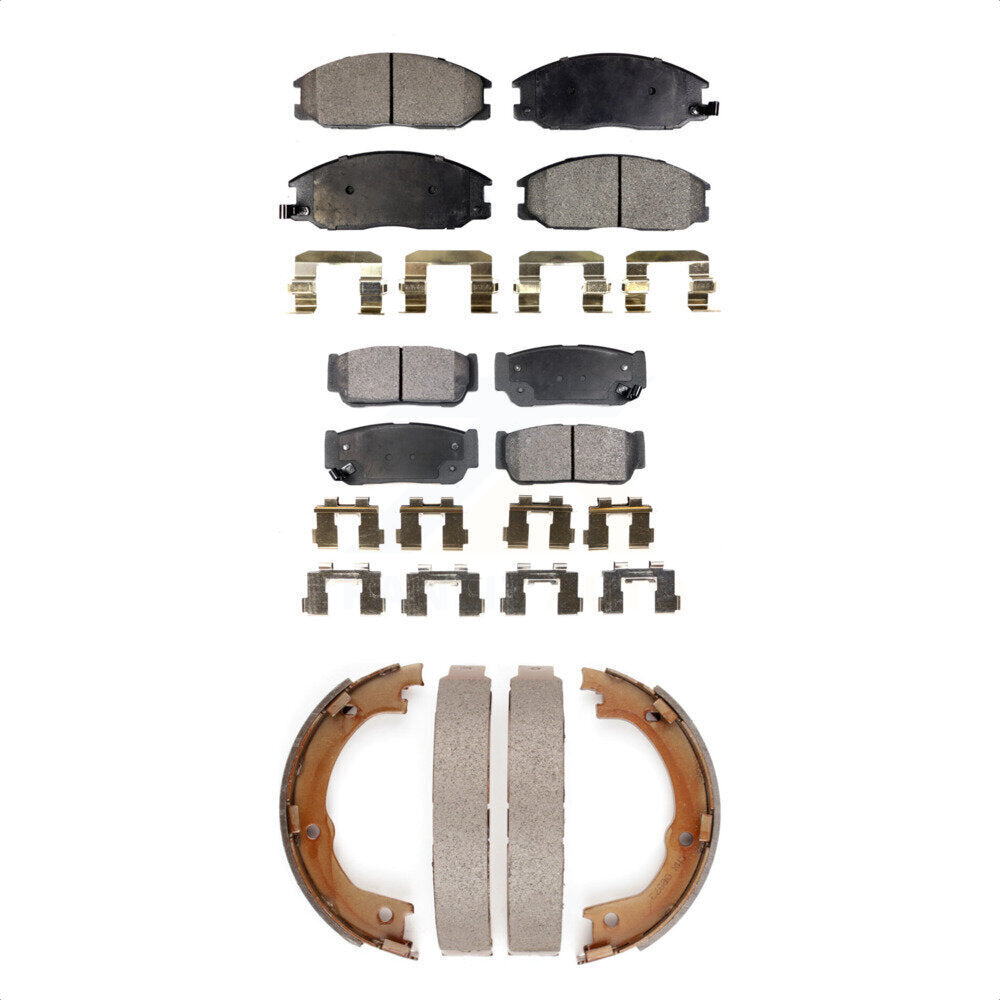 Transit Auto KFN-100597 Disc Brake Pad for 2003-2009 Kia Sorento - Front and Rear